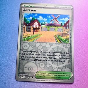 artazon [reverse holo] - 076/091 (uncommon) — pokemon: paldean fates